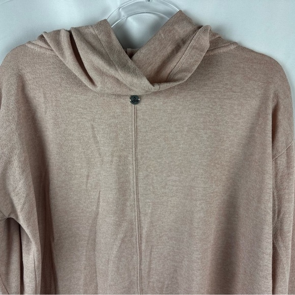 Prana Pink Cowl Neck Sweater Soft Knit Pullover - Picture 7 of 10